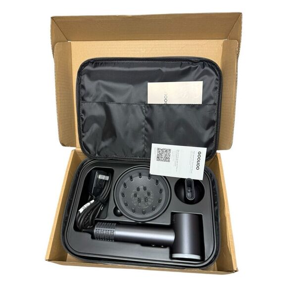 Goolioo Professional Fast Dry Hair Dryer with Diffuser and Carrying Case NEW - Picture 4 of 4